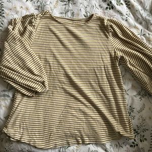 Philosophy Striped Long Sleeve Top